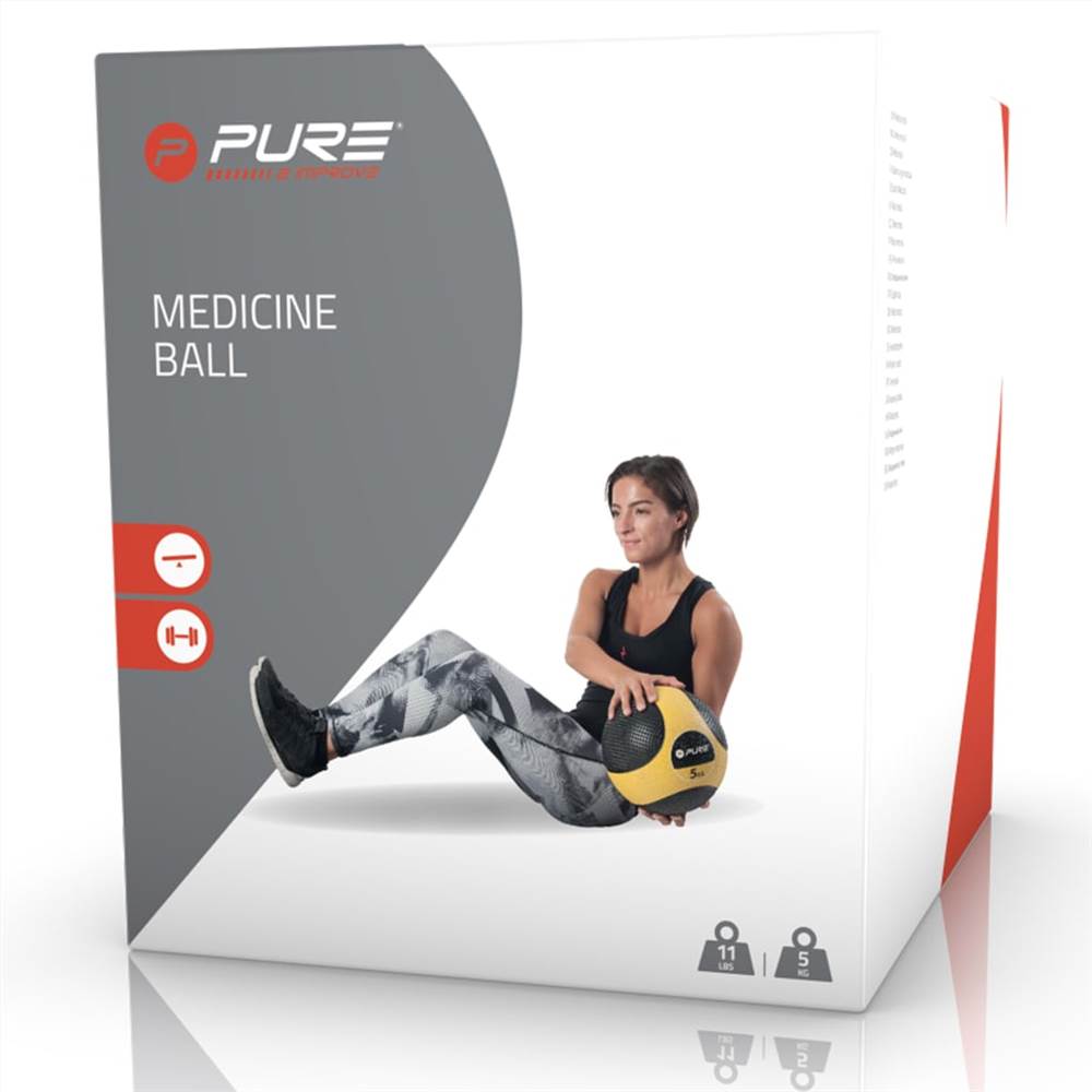 Pure2Improve Medicine Ball 5 kg Yellow