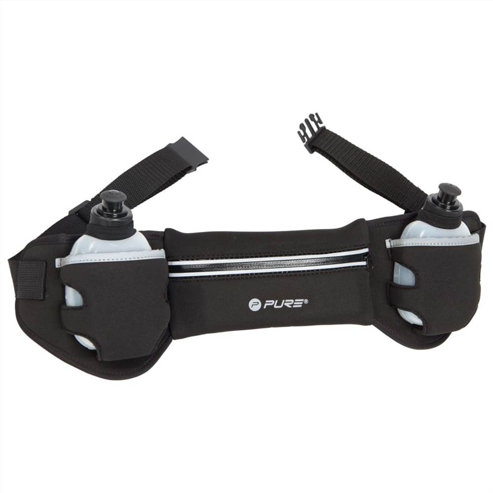 Pure2Improve Running Belt with 2 Bottles Black and Grey 9 Pure2Improve Running Belt with 2 Bottles Black and Grey