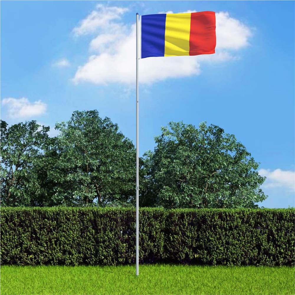 

Romania Flag and Pole Aluminium 6 m