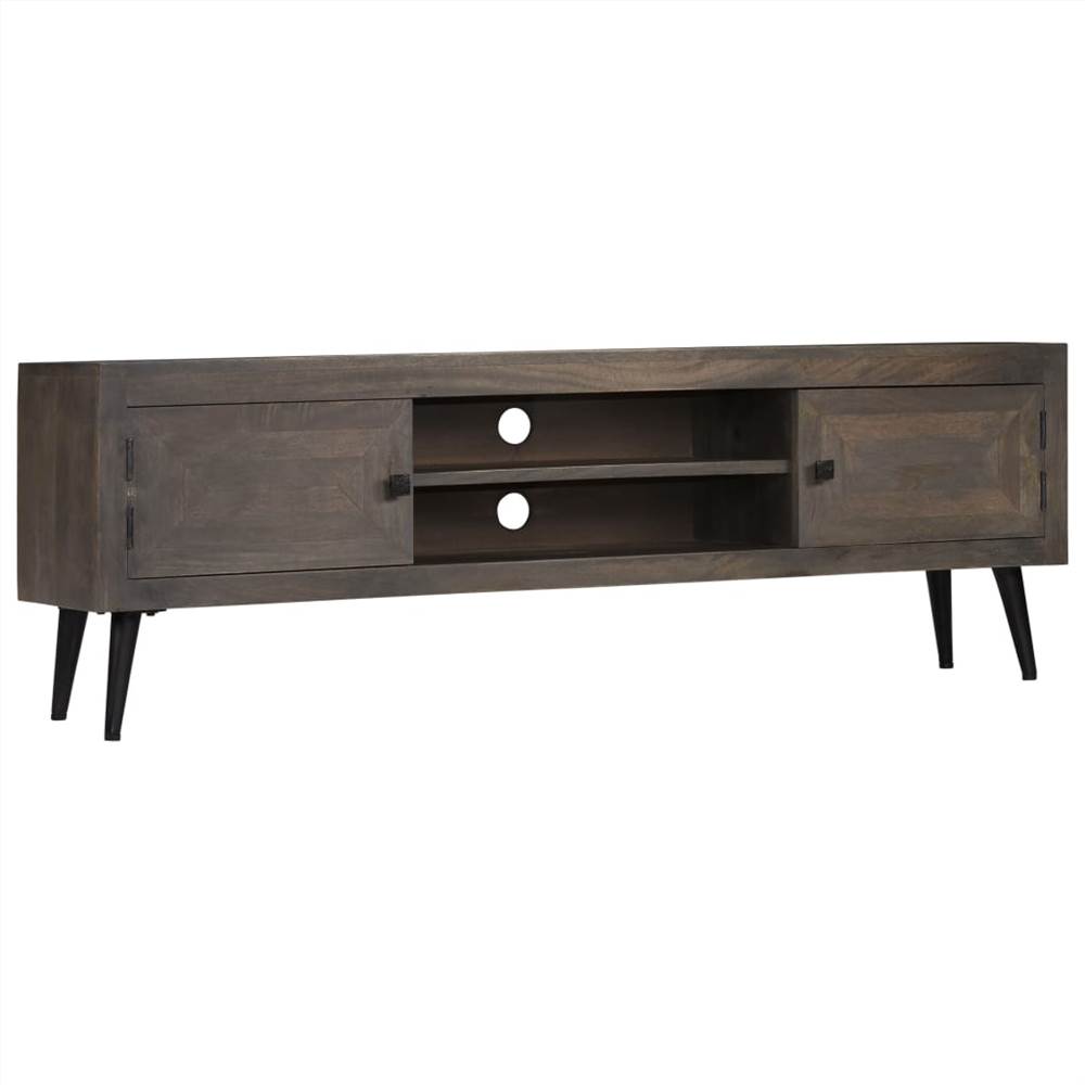 

TV Cabinet Solid Mango Wood 140x30x45 cm