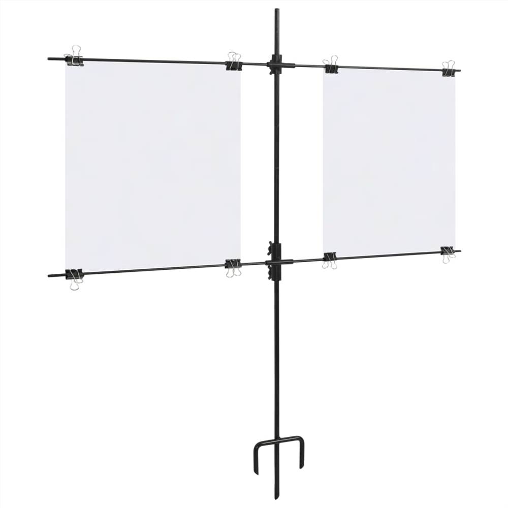 Target Paper Stand with Shooting Papers 78x76 cm Steel 14 Target Paper Stand with Shooting Papers 78x76 cm Steel