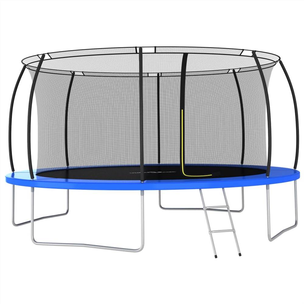 Set trampolino rotondo 460x80 cm 150 kg