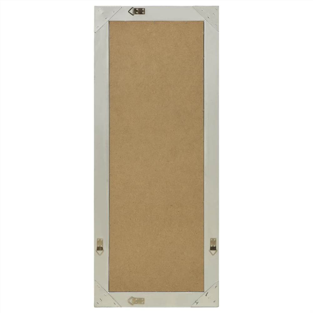 Wall Mirror Baroque Style 50x120 cm Silver