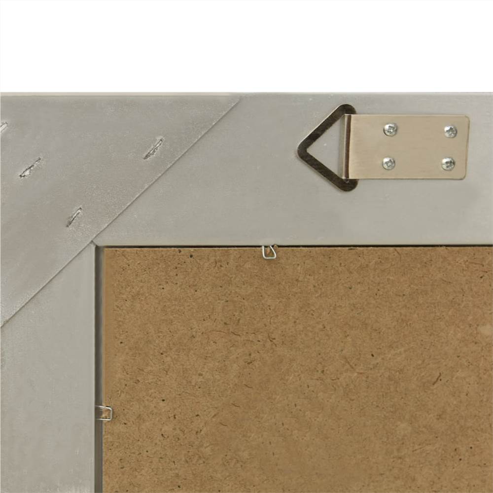 Wall Mirror Baroque Style 50x120 cm Silver