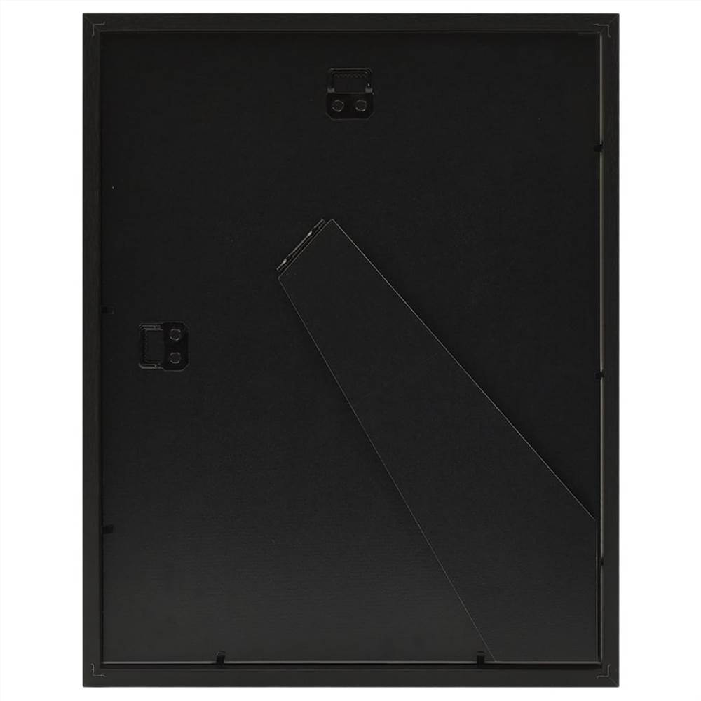 3D Box Photo Frames 3 pcs Black 28x35 cm for 4x
