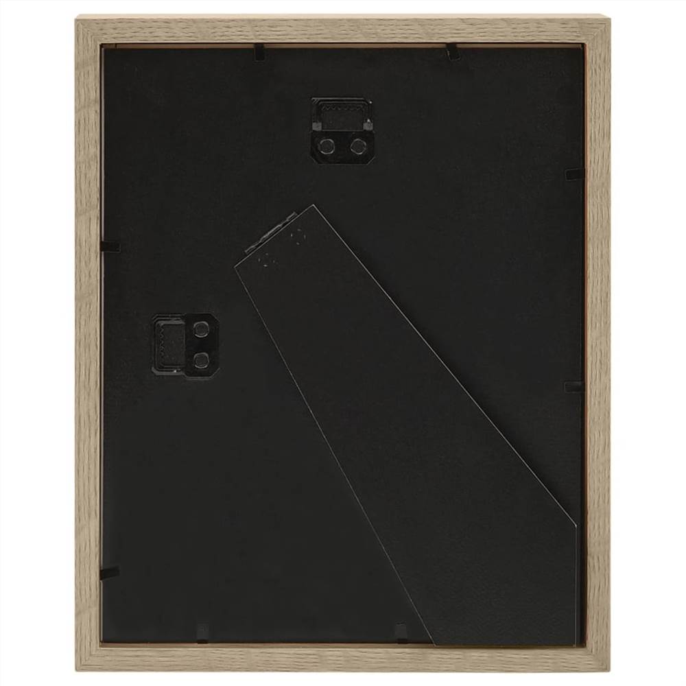 3D Box Photo Frames 3 pcs Dark Wood 20x25cm for 13x18cm Picture