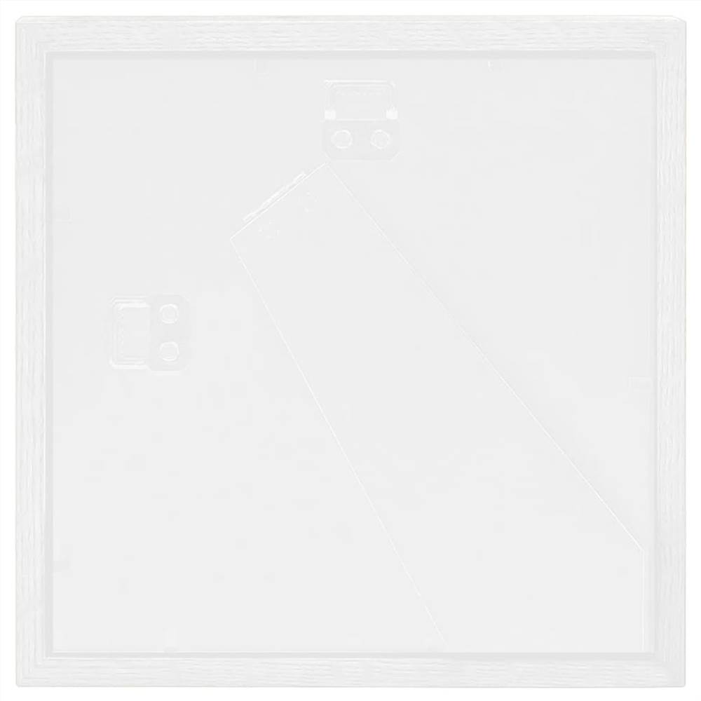 3D Box Photo Frames 3 pcs White 28x28 cm for 20x20 cm Picture