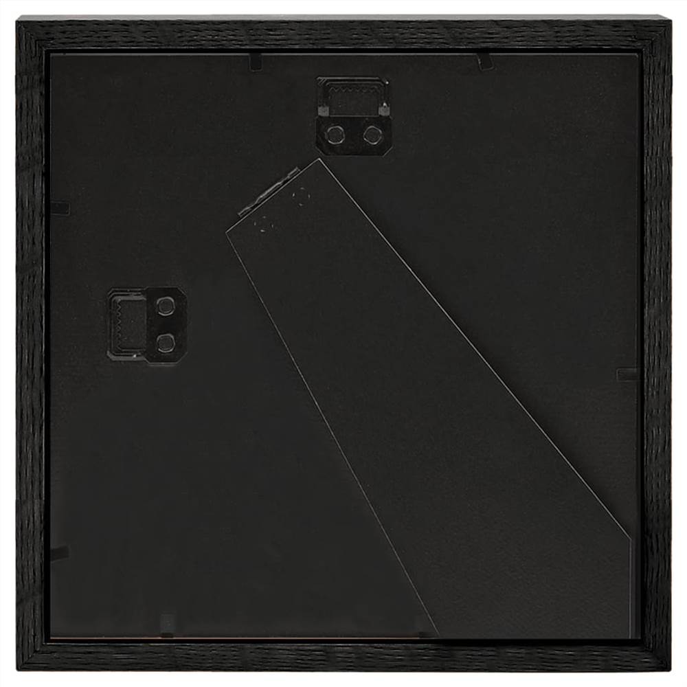 3D Box Photo Frames 5 pcs Black 28x28 cm for 20x20 cm Picture