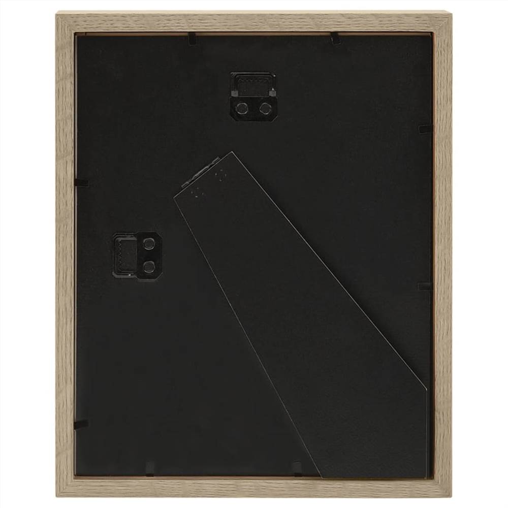 3D Box Photo Frames 5 pcs Dark Wood 20x25cm for 13x18cm Picture