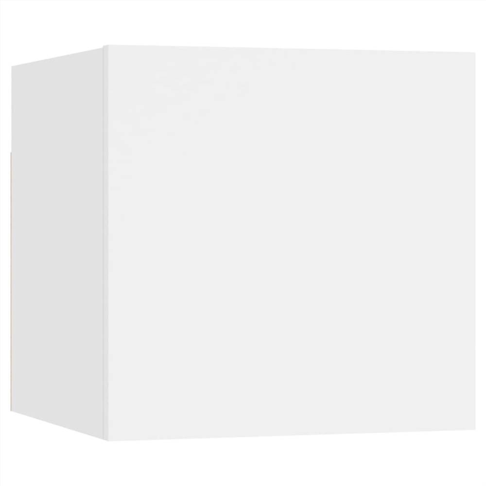 8 Piece TV Cabinet Set White Chipboard 17 8 Piece TV Cabinet Set White Chipboard