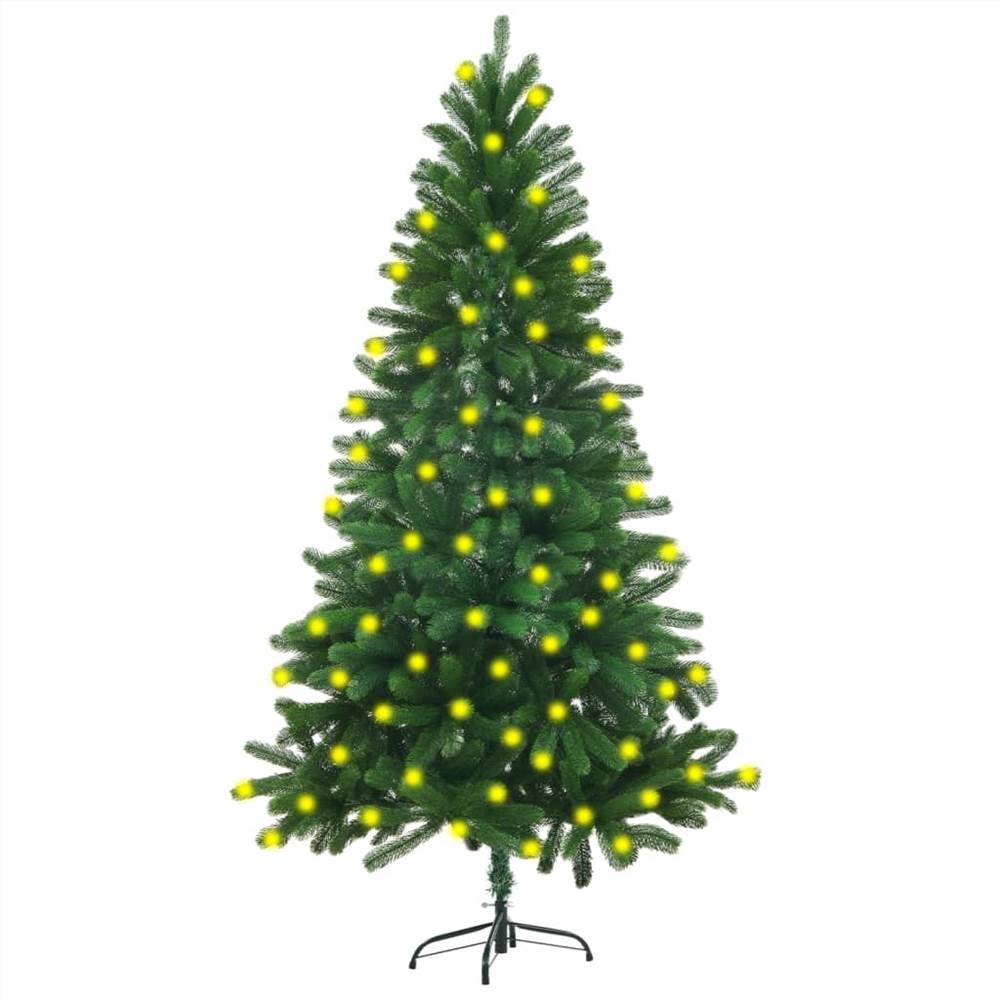 

Artificial Christmas Tree with LEDs 150 cm Green