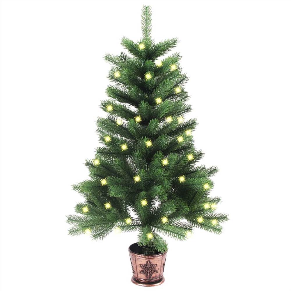 

Artificial Christmas Tree with LEDs 65 cm Green