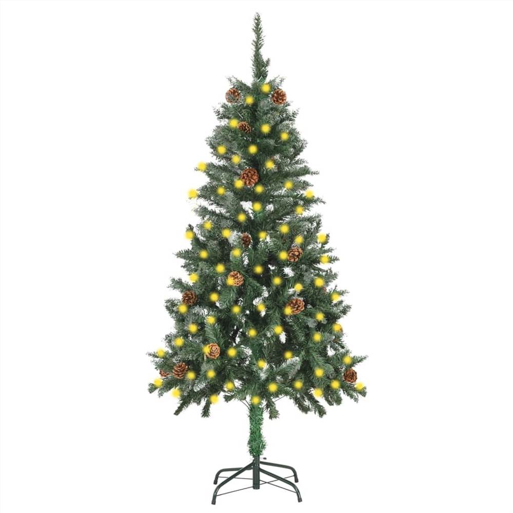 

Artificial Christmas Tree with LEDs&Pine Cones 150 cm