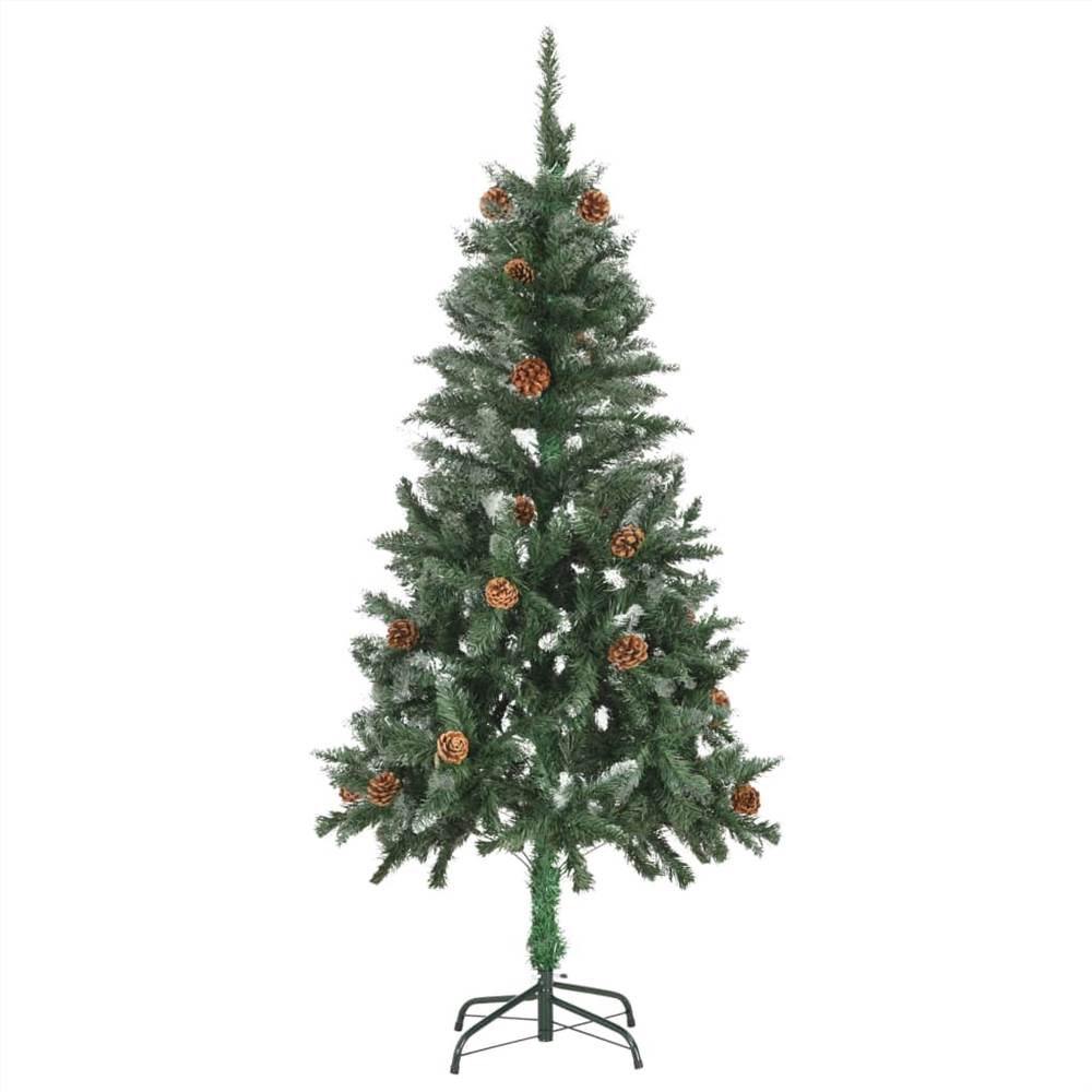 Artificial Christmas Tree with LEDs&Pine Cones 150 cm