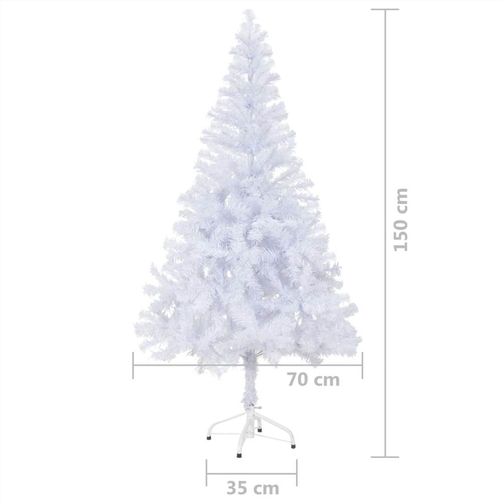 Artificial Christmas Tree with LEDs&Stand 150 cm 380 Branches