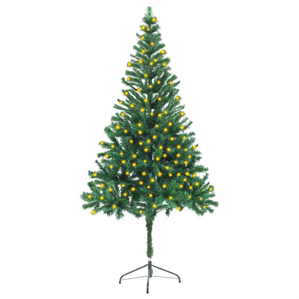 Artificial Christmas Tree with LEDs&Stand 180 cm 564 Branches