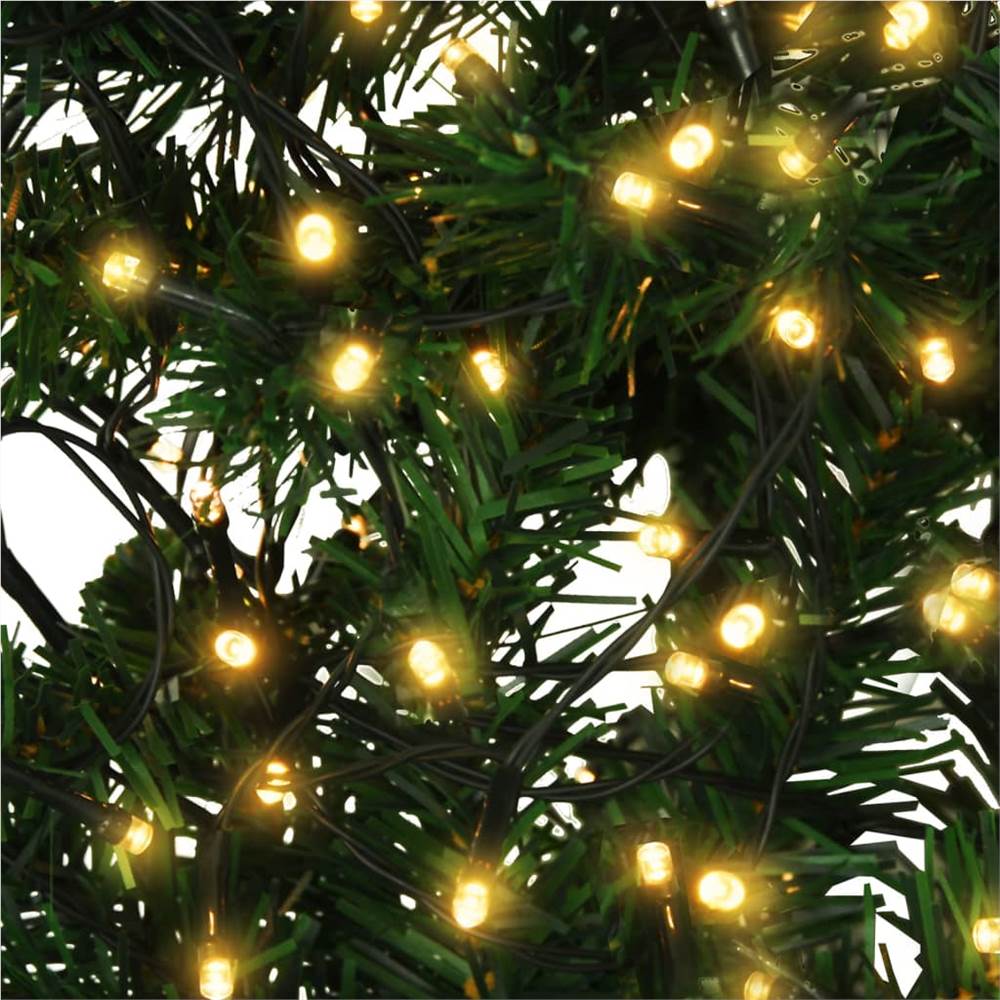 Artificial Christmas Tree with LEDs&Thick Branches Green 120 cm