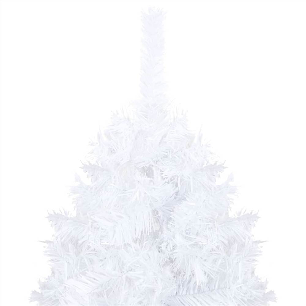 Artificial Christmas Tree with LEDs&Thick Branches White 120 cm