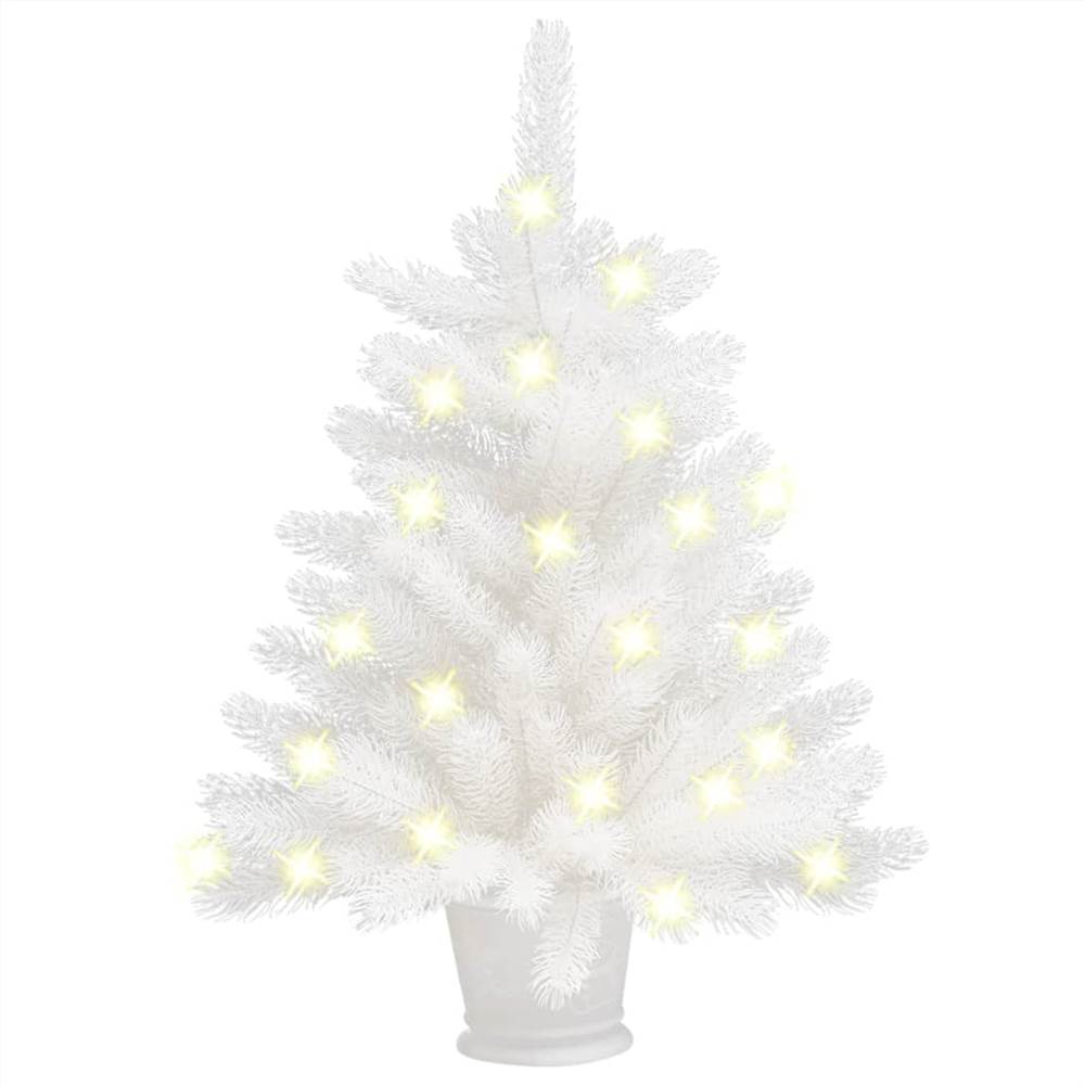Artificial Christmas Tree with LEDs White 65 cm
