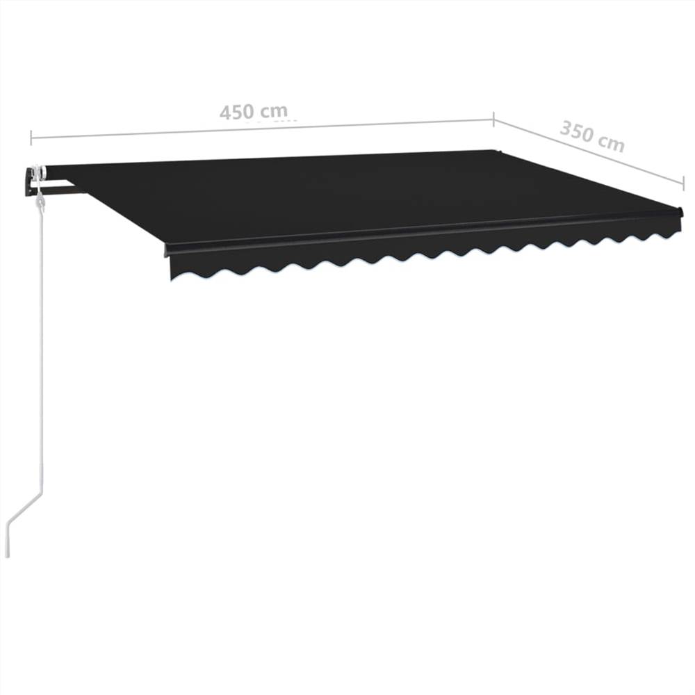 Automatic Retractable Awning 450x350 cm Anthracite