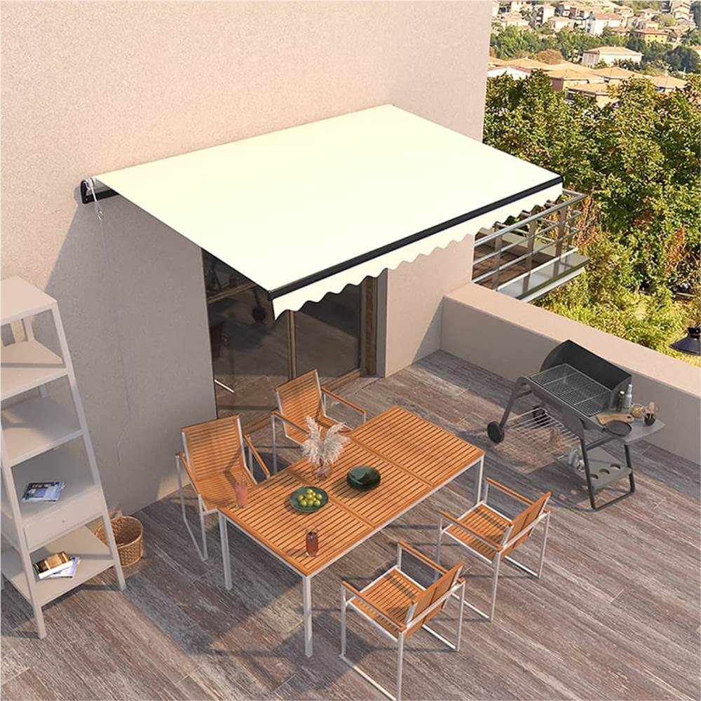 

Automatic Retractable Awning 450x350 cm Cream