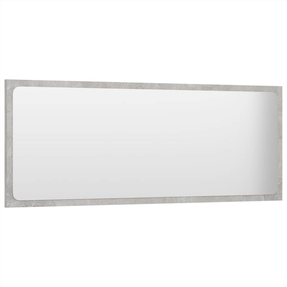 Bathroom Furniture Set Concrete Grey Chipboard
