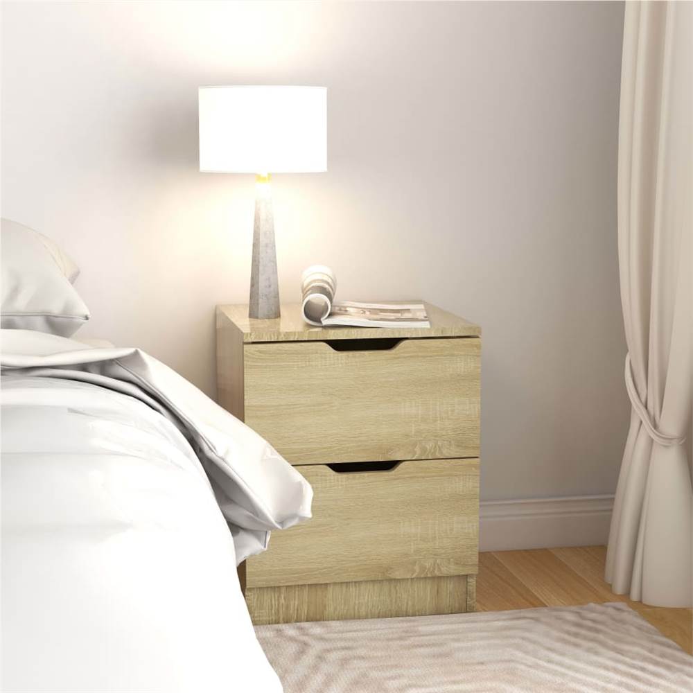 

Bedside Cabinet Sonoma Oak 40x40x50 cm Chipboard