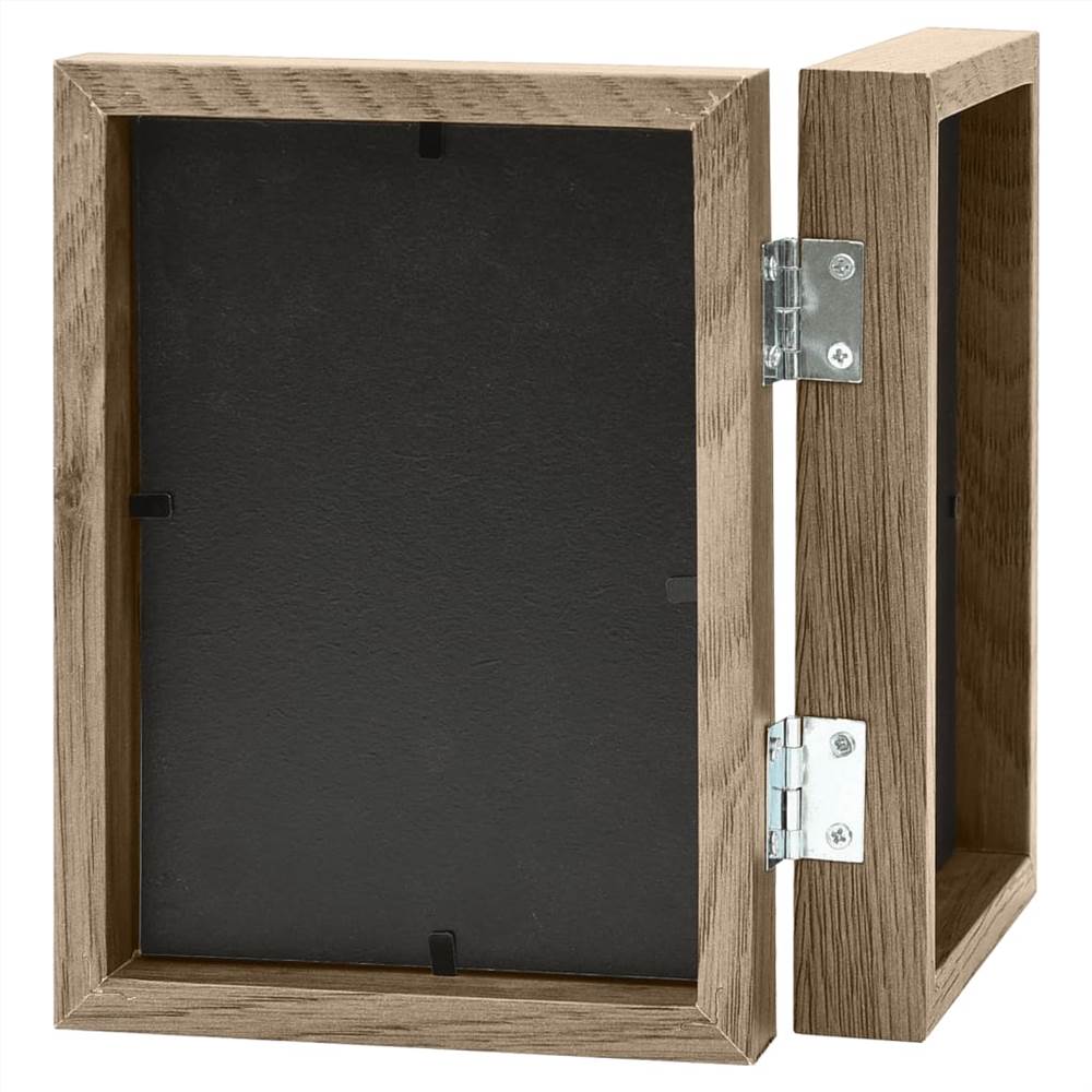 Bifold Photo Frame Collage Light Brown 2x