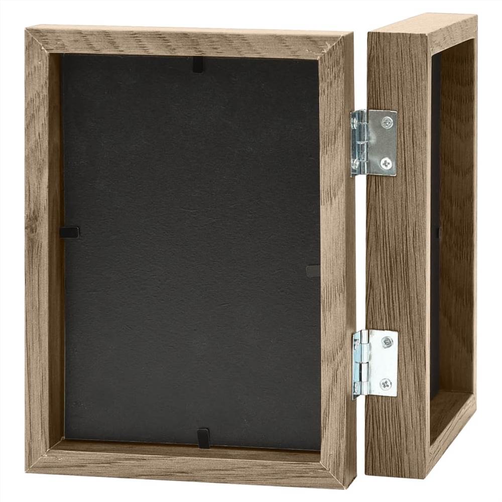 Bifold Photo Frame Collage Light Brown 2x