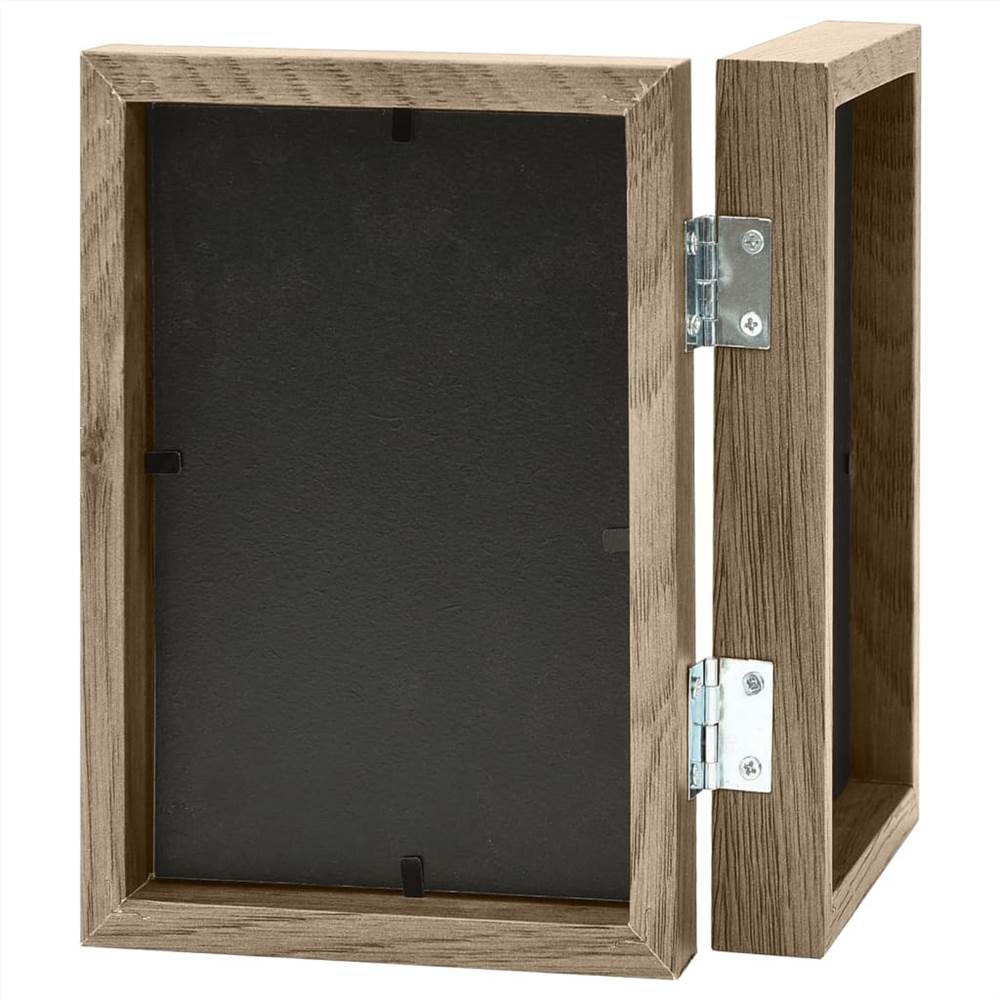 Bifold Photo Frame Collage Light Brown 2x