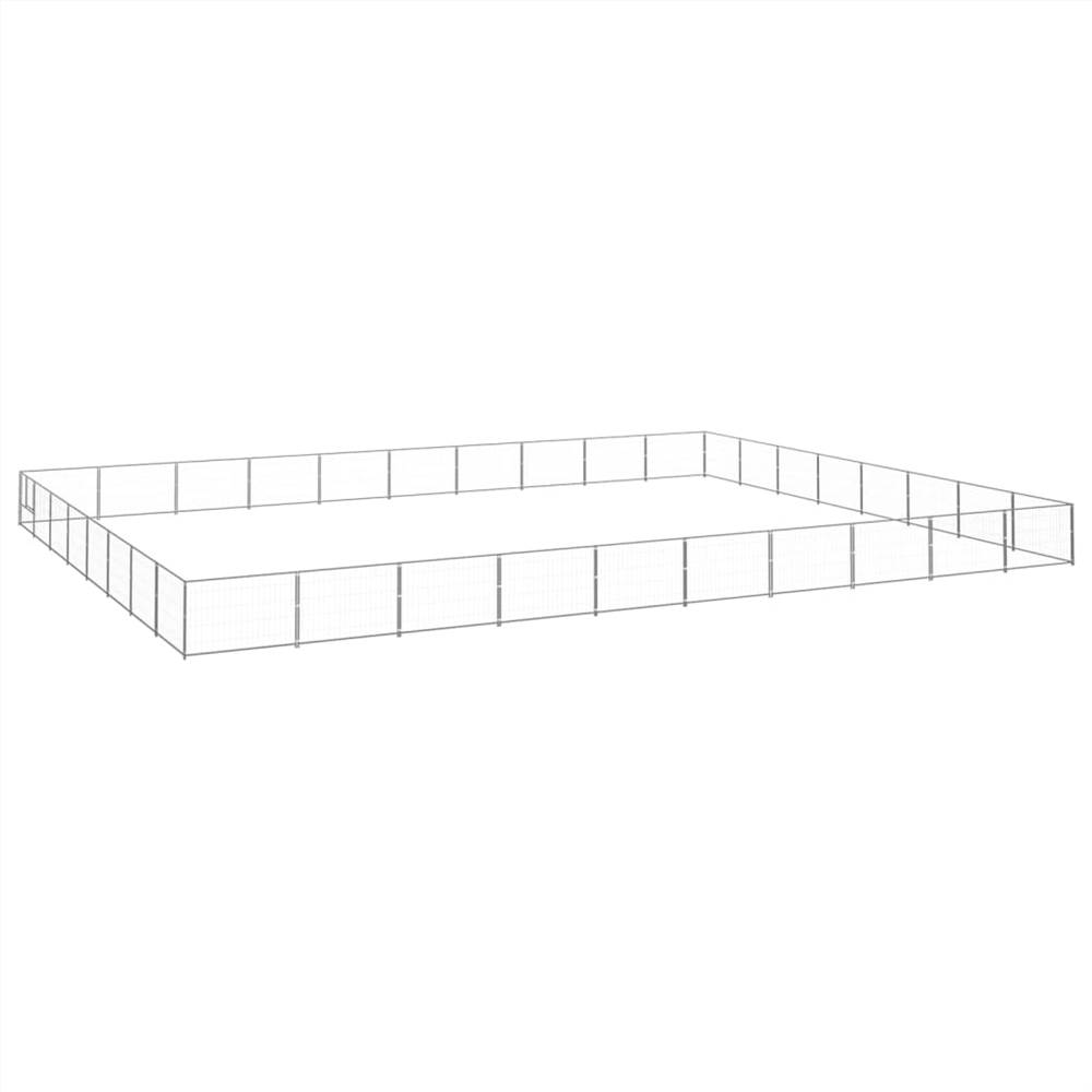 

Dog Kennel Silver 80 m² Steel