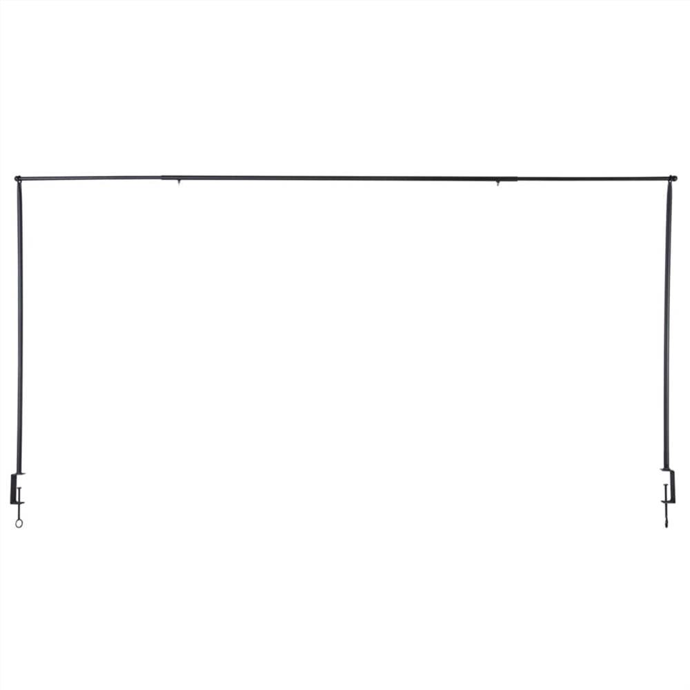 Esschert Design Decorative Table Rod with Clamp Black