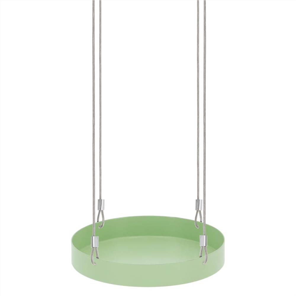 Esschert Design Hanging Plant Tray Round Green S