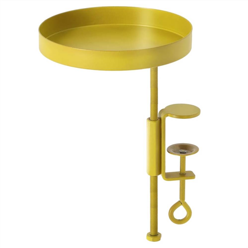 Esschert Design Plant Tray with Clamp Round Gold S