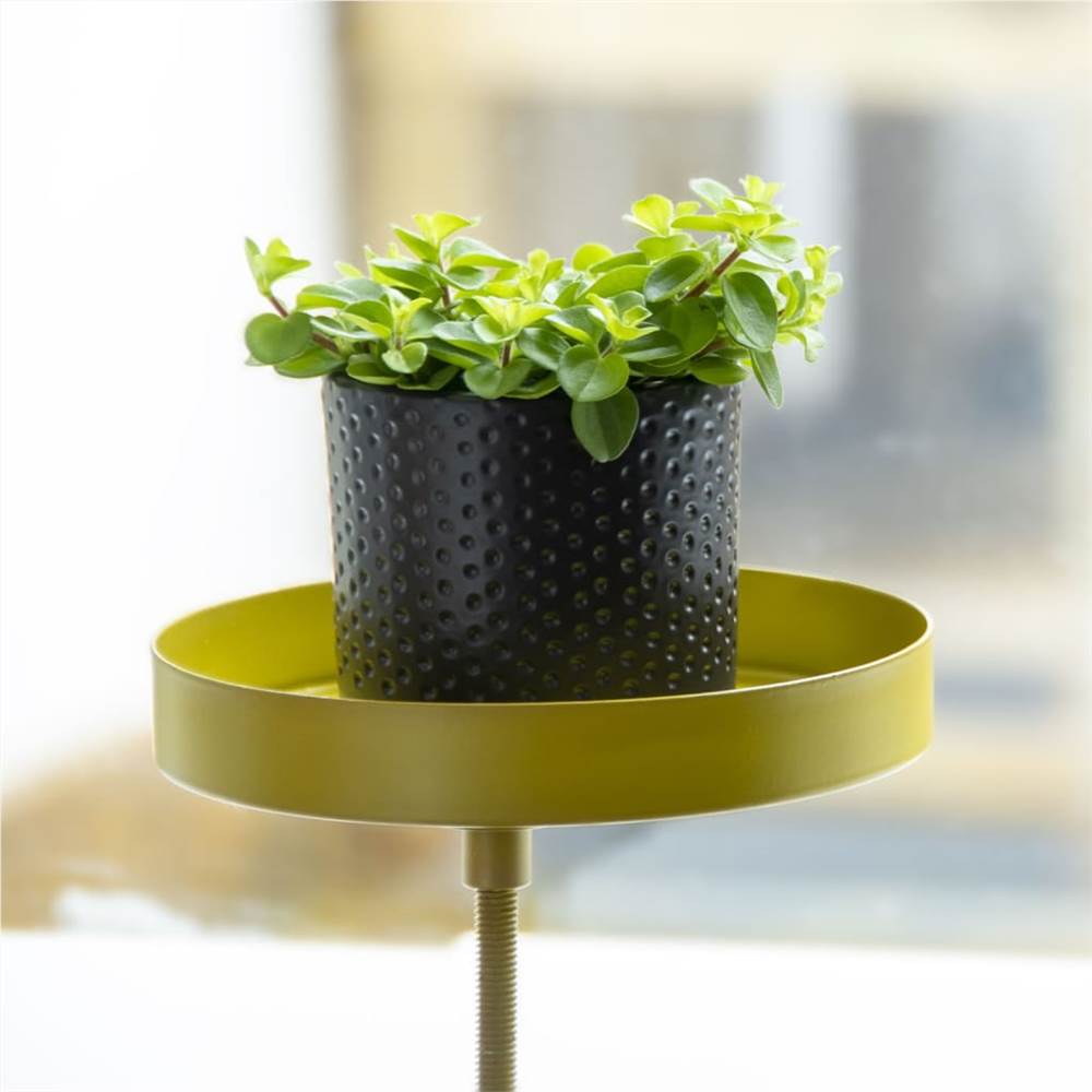 Esschert Design Plant Tray with Clamp Round Gold S