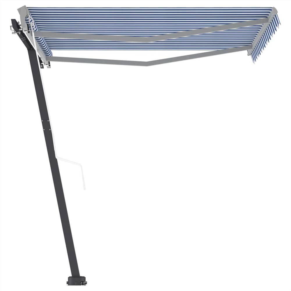 Freestanding Automatic Awning 300x250cm Blue/White