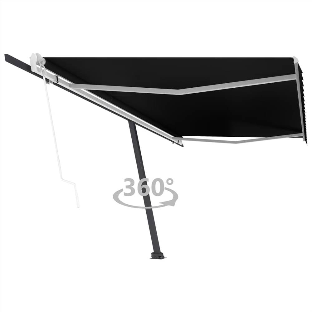 Freestanding Automatic Awning 500x350 cm Anthracite
