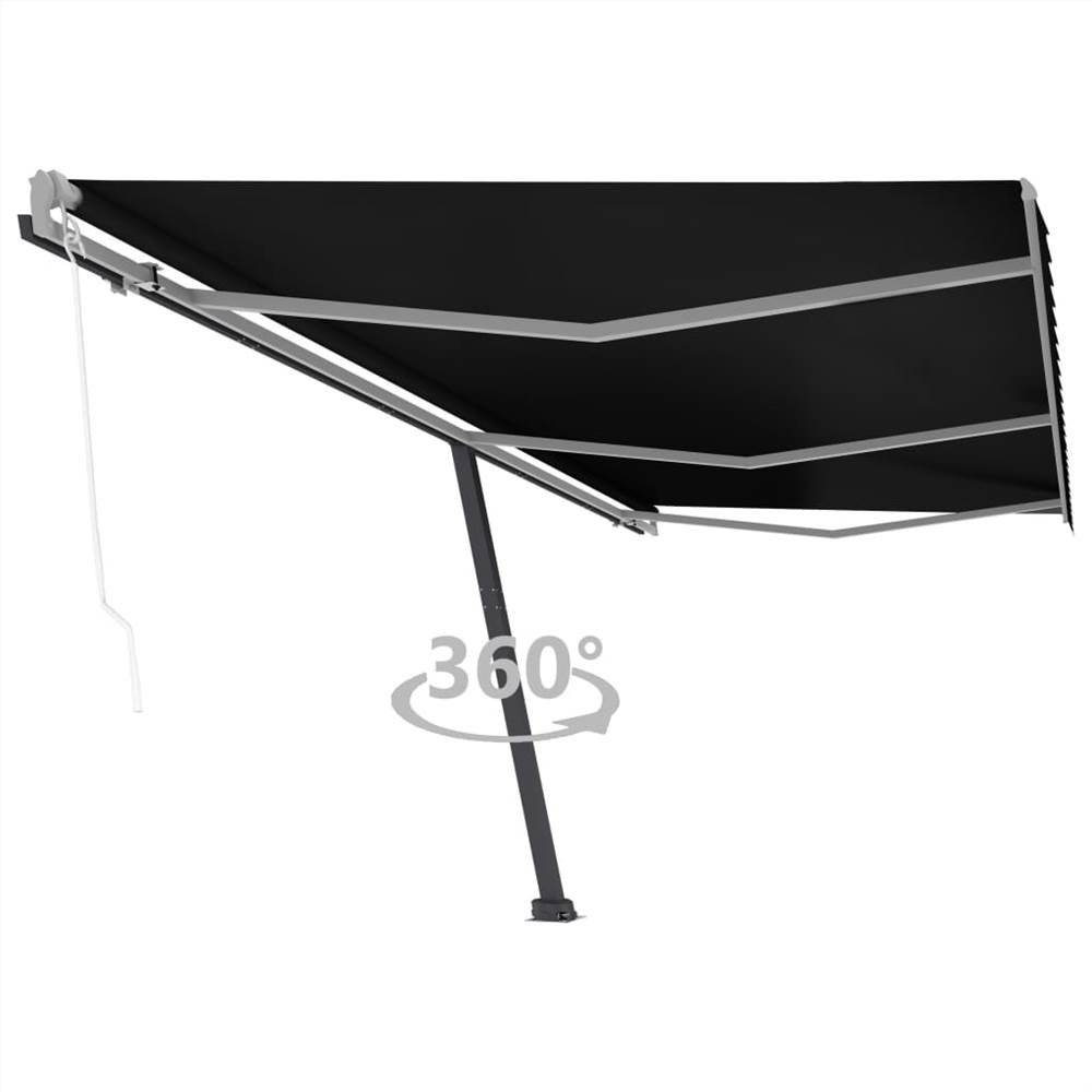 Freestanding Automatic Awning 600x350 cm Anthracite