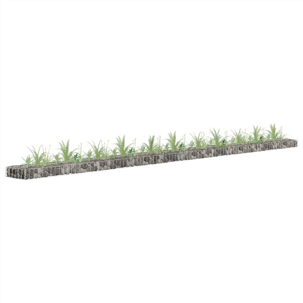 

Gabion Raised Bed Galvanised Steel 450x30x10 cm
