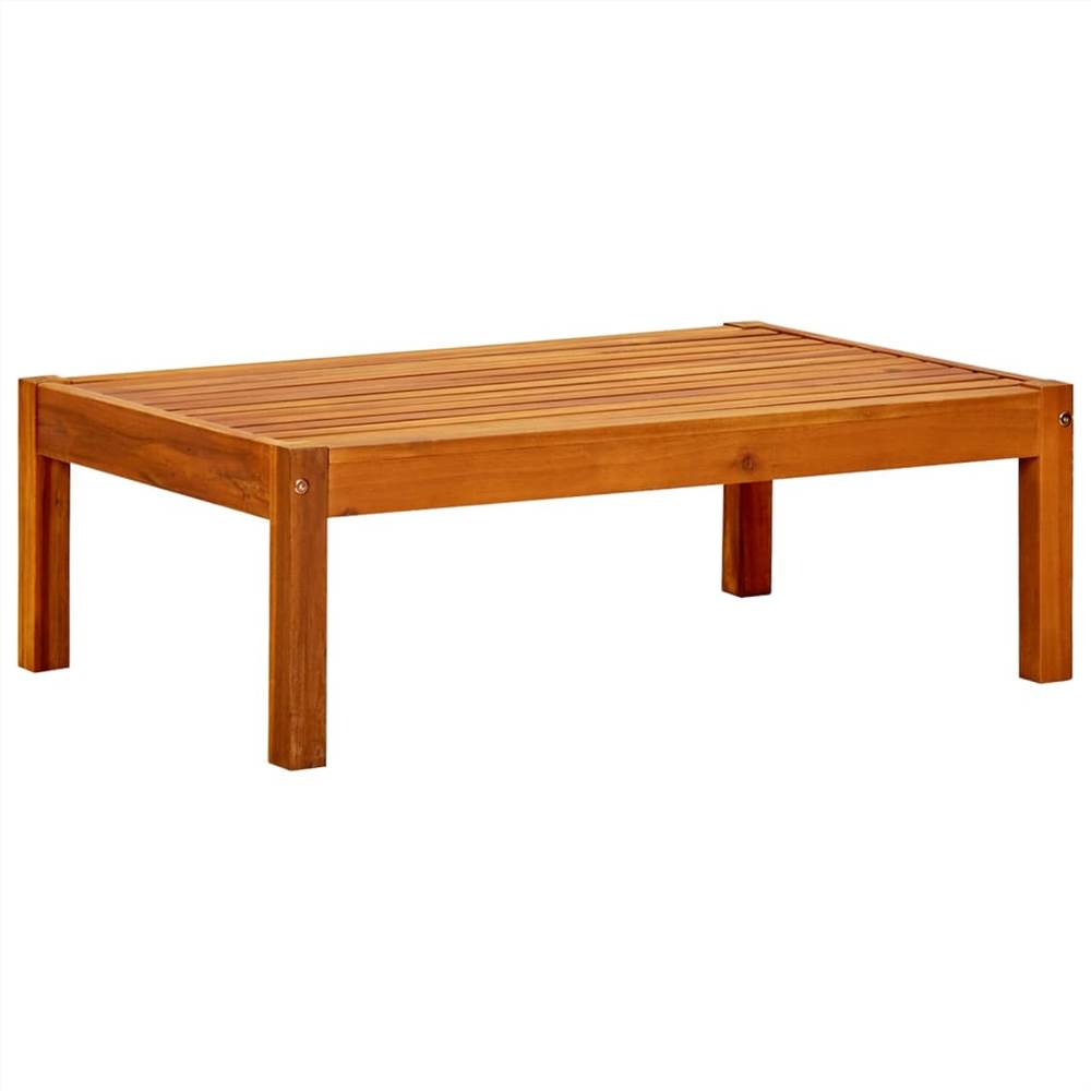 

Garden Table 85x57x29 cm Solid Acacia Wood