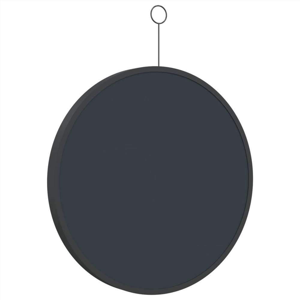 Hanging Mirror with Hook Black 40 cm