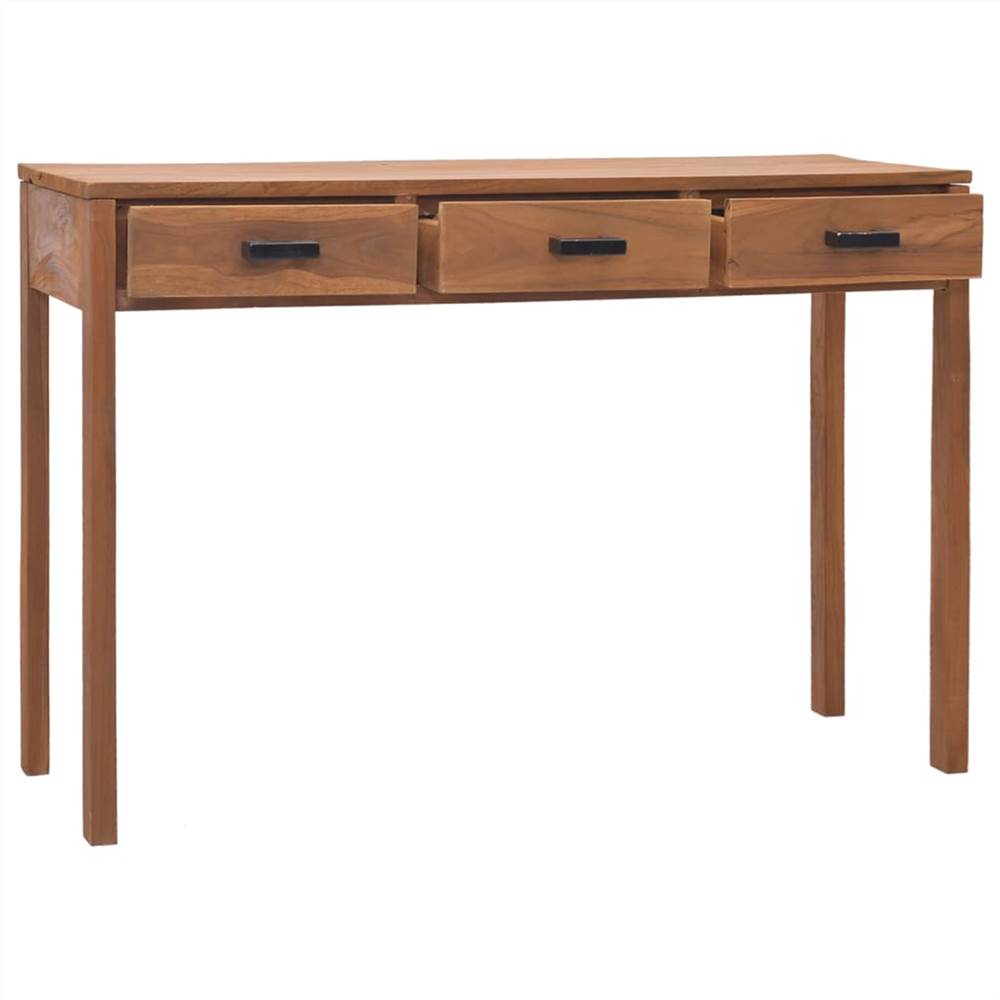 Office Desk 110x40x75 cm Solid Teak Wood
