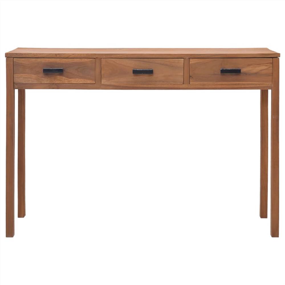 Office Desk 110x40x75 cm Solid Teak Wood