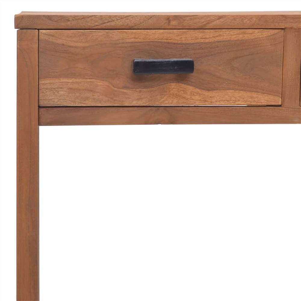 Office Desk 110x40x75 cm Solid Teak Wood