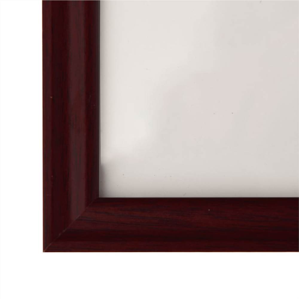 Photo Frames Collage 3 pcs for Wall or Table Dark Red 50x60 cm