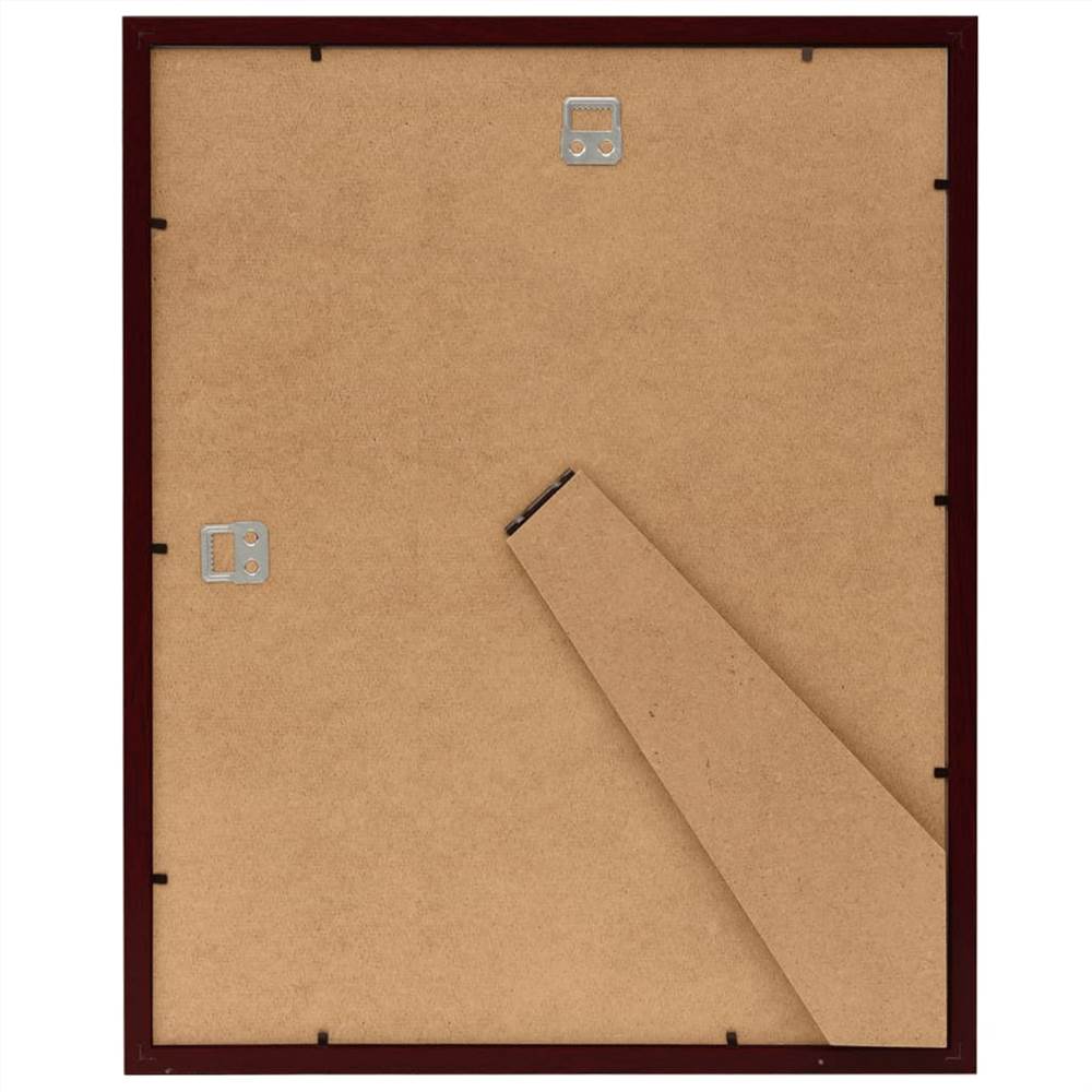 Photo Frames Collage 3 pcs for Wall or Table Dark Red 50x60 cm