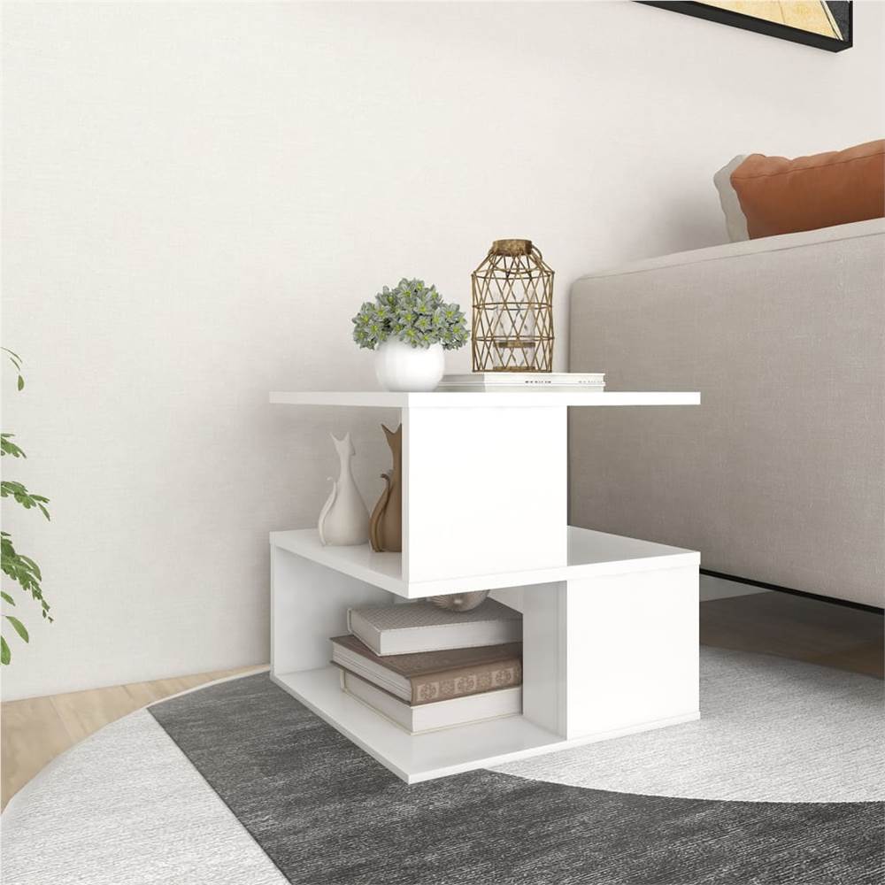 

Side Table White 40x40x40 cm Chipboard