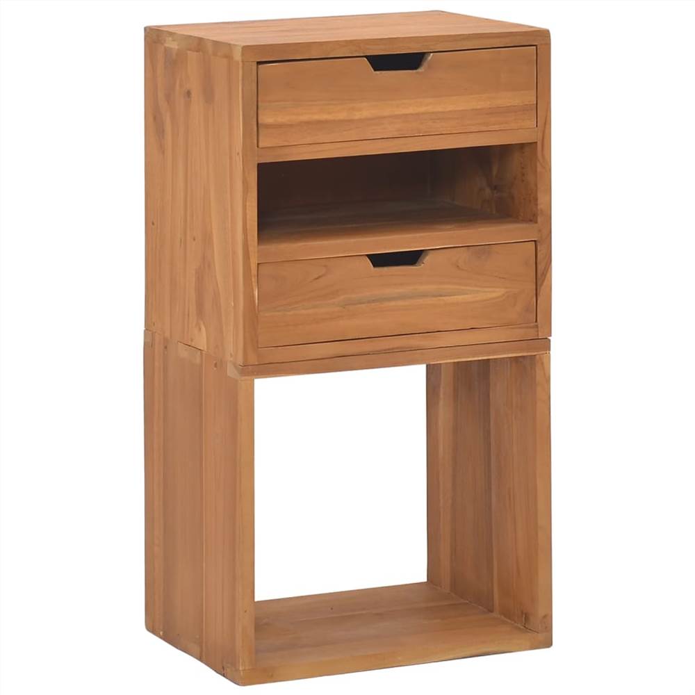 

Storage Cabinet 40x30x76 cm Solid Teak Wood