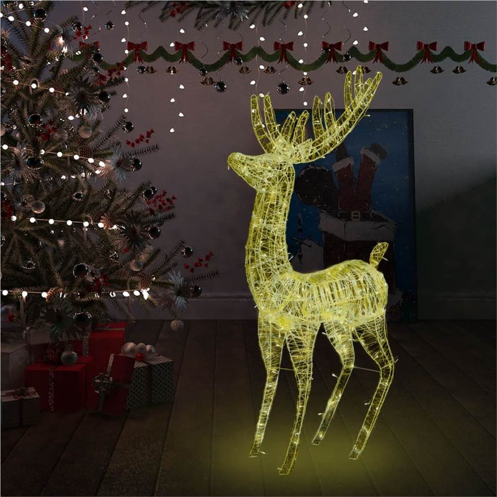 

XXL Acrylic Christmas Reindeer 250 LED 180 cm Warm White