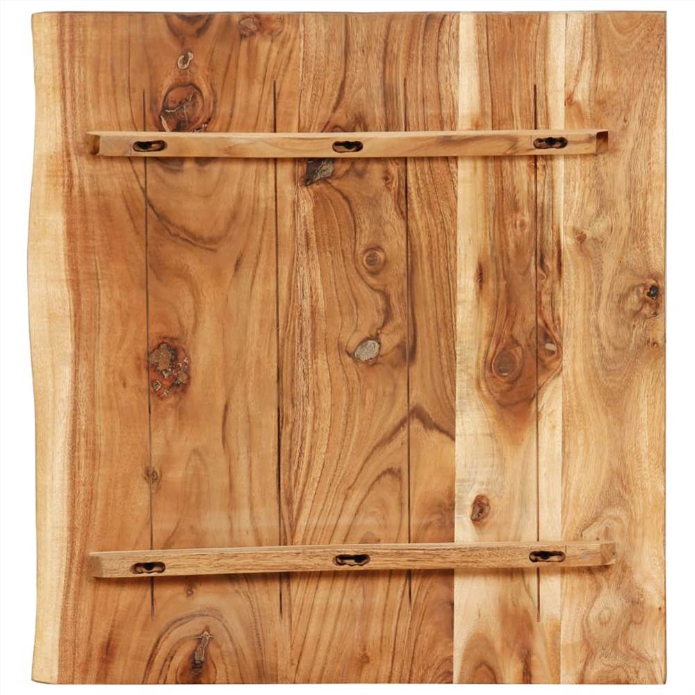 Bathroom Vanity Top Solid Acacia Wood 60x55x3.8 cm